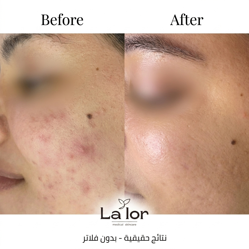 Before and after — Acne treatment